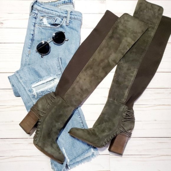 nikka heeled over the knee boots